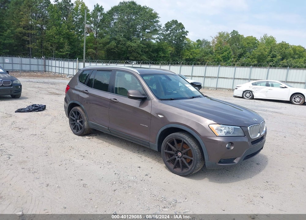 2013 BMW X3 XDRIVE28I VIN: 5UXWX9C59D0A25195