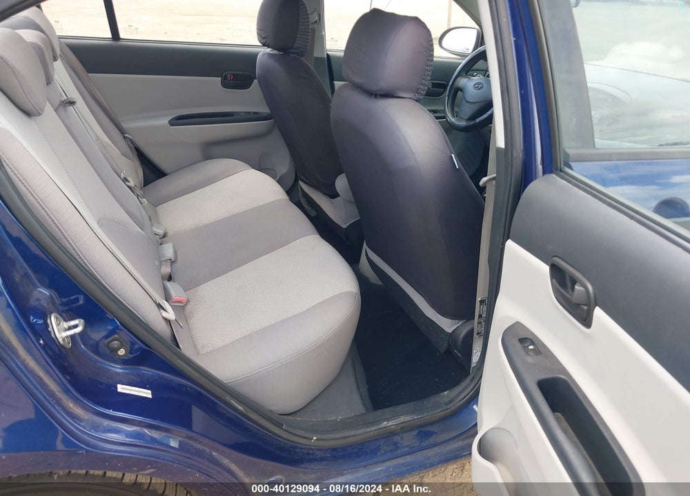2008 HYUNDAI ACCENT GLS VIN: KMHCN46C58U274978