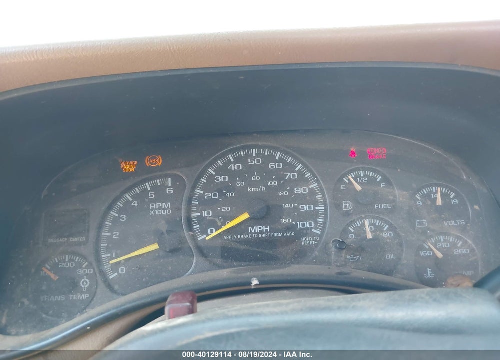 1999 CHEVROLET SILVERADO 2500 VIN: 1GCGK29U8XE149862