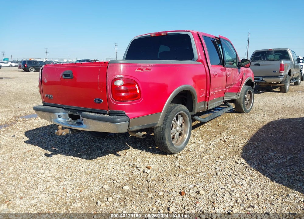 2002 FORD F-150 LARIAT/XLT VIN: 1FTRW08642KA75497