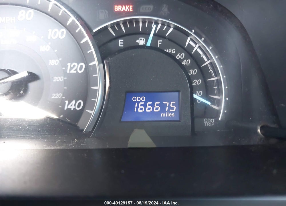 2013 TOYOTA CAMRY XLE VIN: 4T4BF1FKXDR326149
