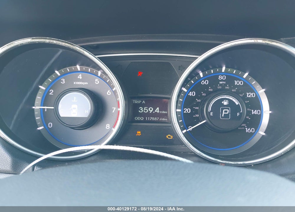 2012 HYUNDAI SONATA GLS VIN: 5NPEB4AC4CH466327