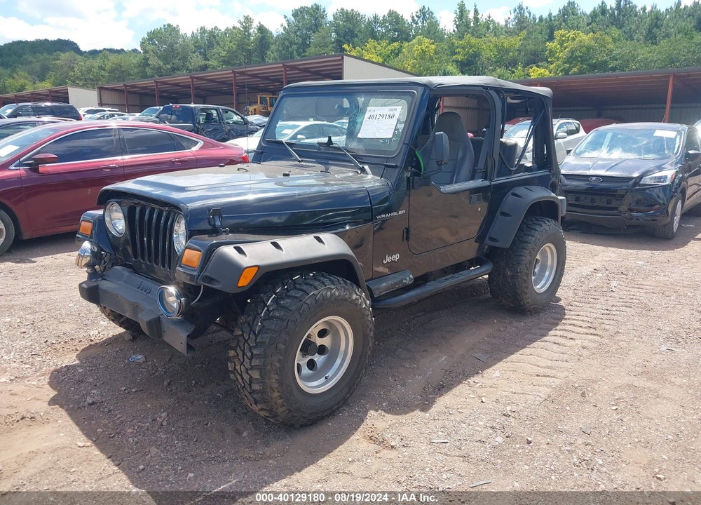 1998 JEEP WRANGLER SE VIN: 1J4FY29P5WP759851