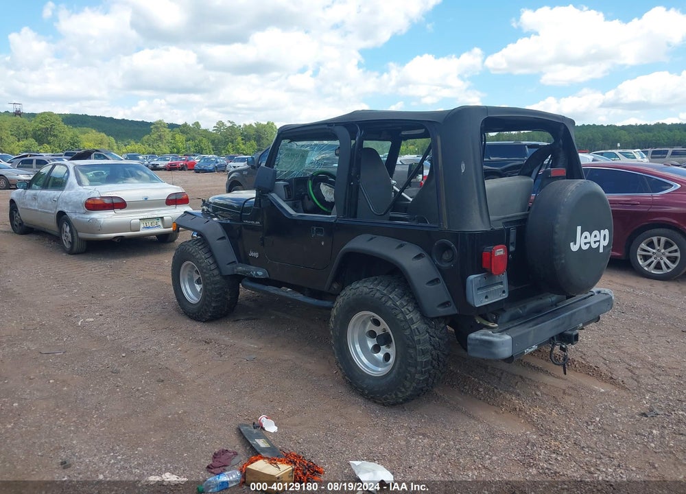 1998 JEEP WRANGLER SE VIN: 1J4FY29P5WP759851
