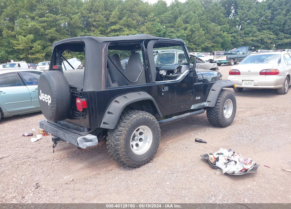 1998 JEEP WRANGLER SE VIN: 1J4FY29P5WP759851