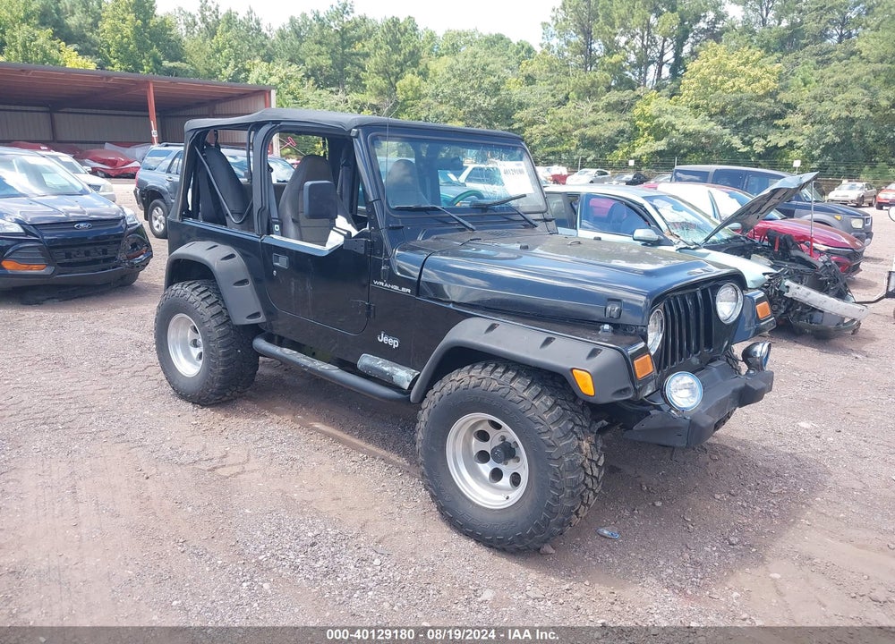 1998 JEEP WRANGLER SE VIN: 1J4FY29P5WP759851