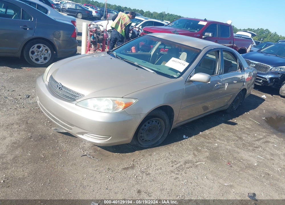 2002 TOYOTA CAMRY LE VIN: 4T1BE32KX2U533104