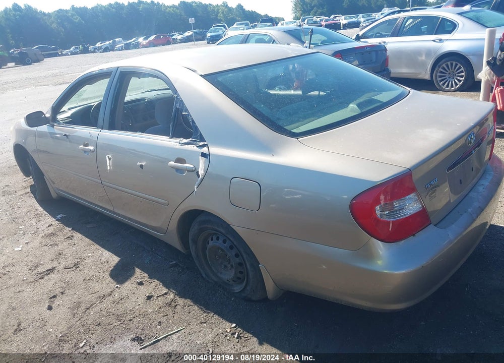 2002 TOYOTA CAMRY LE VIN: 4T1BE32KX2U533104