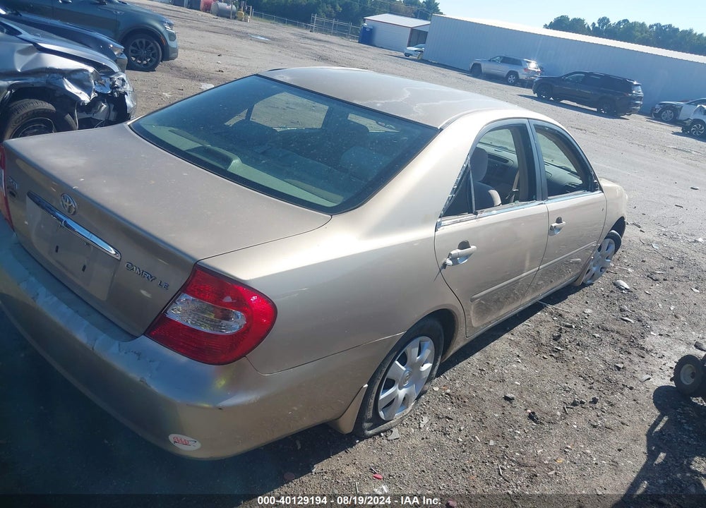 2002 TOYOTA CAMRY LE VIN: 4T1BE32KX2U533104