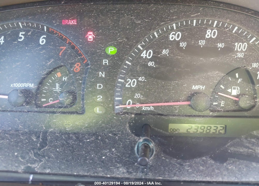 2002 TOYOTA CAMRY LE VIN: 4T1BE32KX2U533104