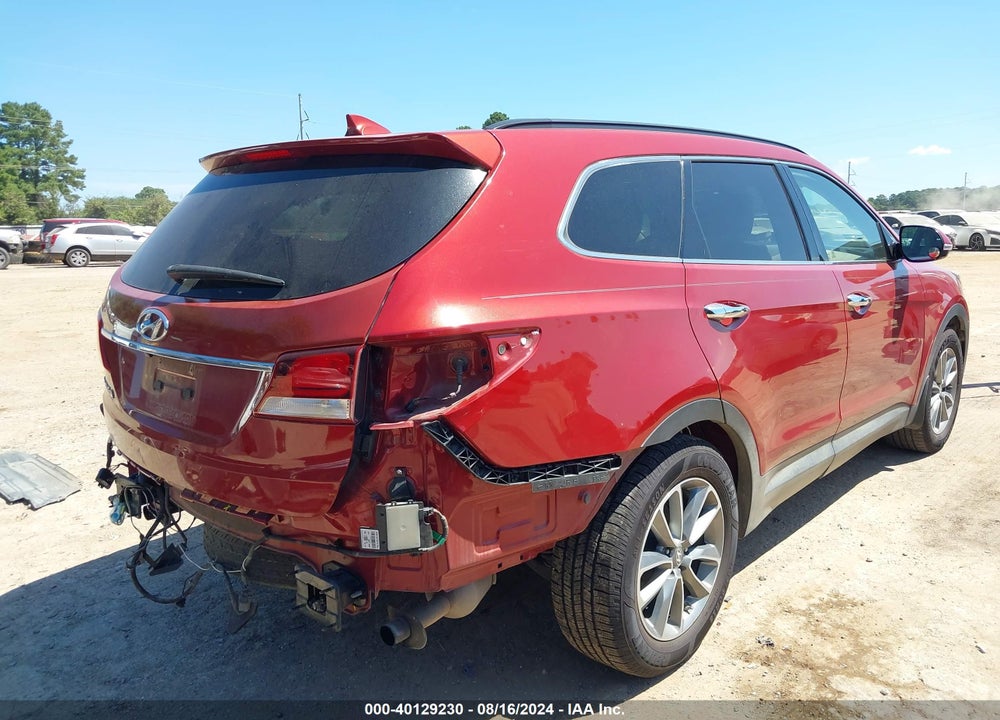 2017 HYUNDAI SANTA FE SE VIN: KM8SN4HF1HU195259