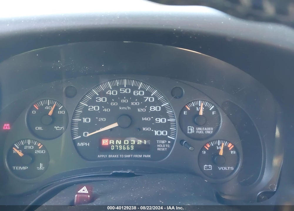 2002 CHEVROLET EXPRESS VIN: 1GBFG15R121104534
