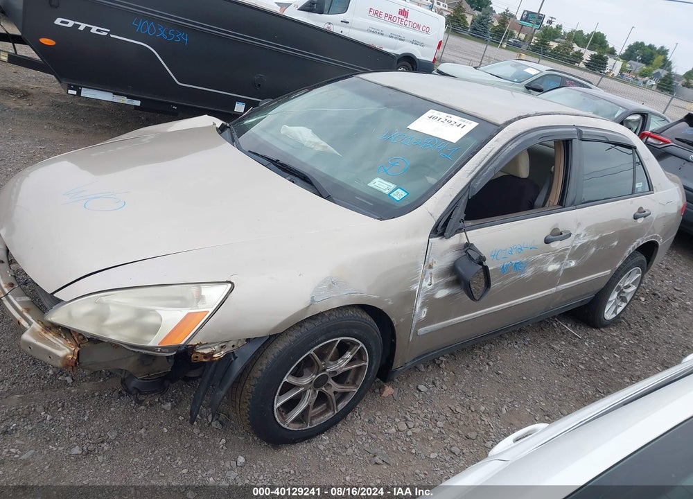 2003 HONDA ACCORD 2.4 DX VIN: 1HGCM56143A001537