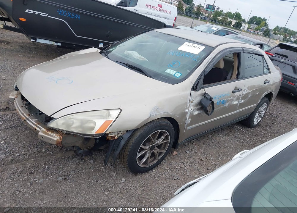 2003 HONDA ACCORD 2.4 DX VIN: 1HGCM56143A001537