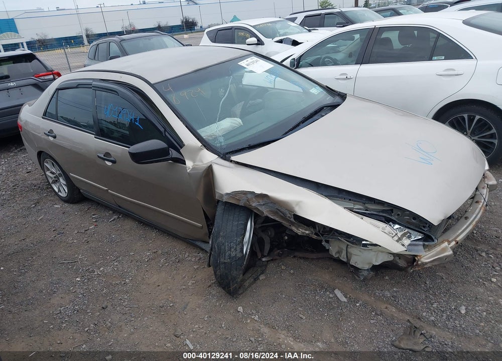 2003 HONDA ACCORD 2.4 DX VIN: 1HGCM56143A001537