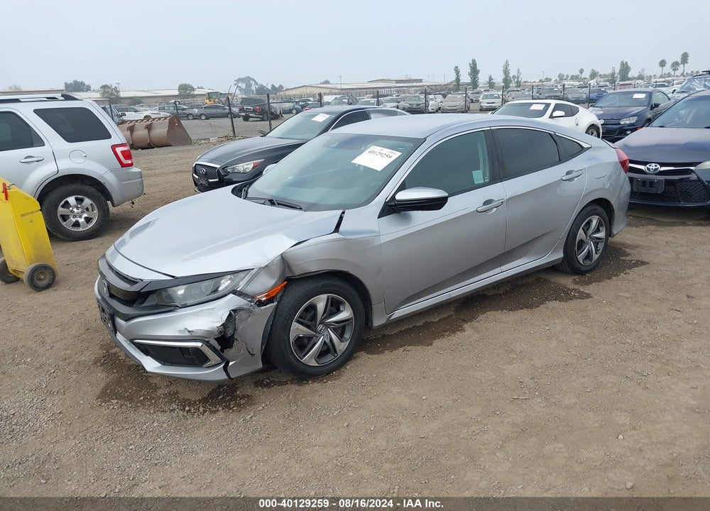 2020 HONDA CIVIC LX VIN: 2HGFC2F63LH510515