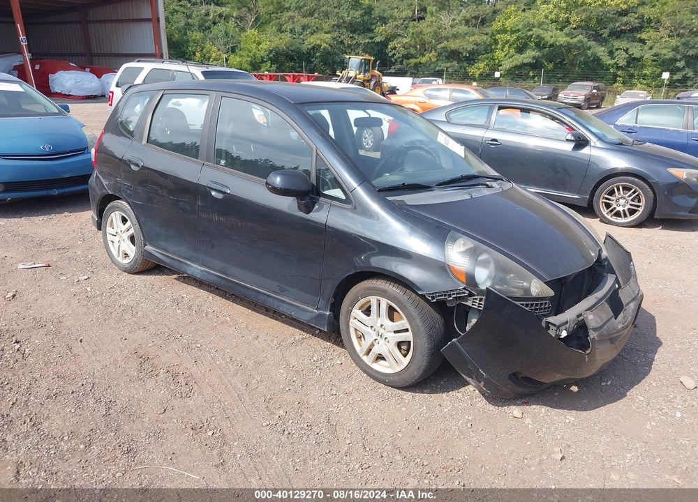 2008 HONDA FIT SPORT VIN: JHMGD37618S007164