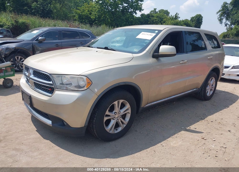 2012 DODGE DURANGO SXT VIN: 1C4RDJAG6CC169469