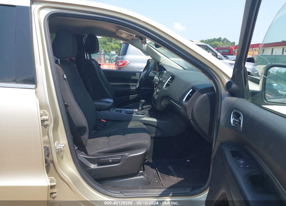 2012 DODGE DURANGO SXT VIN: 1C4RDJAG6CC169469