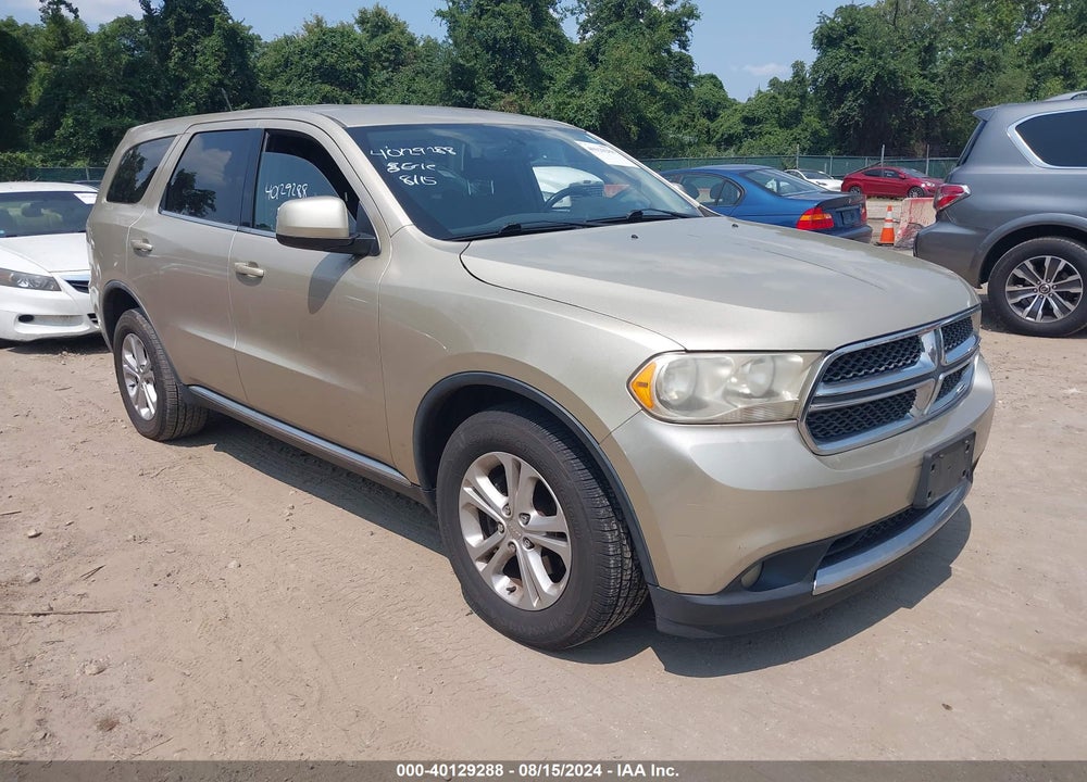 2012 DODGE DURANGO SXT VIN: 1C4RDJAG6CC169469