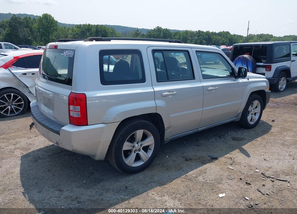 2010 JEEP PATRIOT VIN: 1J4NF2GB4AD649599
