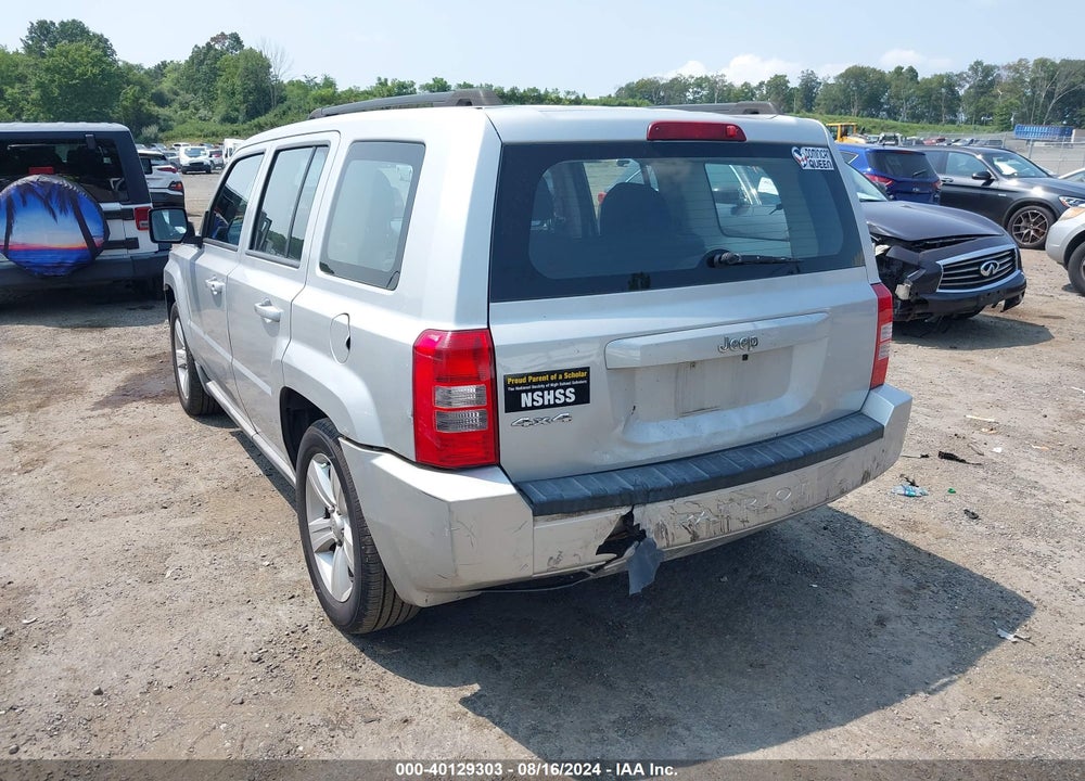 2010 JEEP PATRIOT VIN: 1J4NF2GB4AD649599