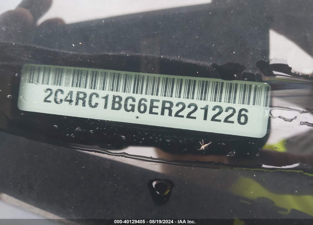 2014 CHRYSLER TOWN & COUNTRY TOURING VIN: 2C4RC1BG6ER221226