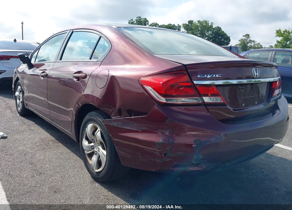 2014 HONDA CIVIC LX VIN: 19XFB2F59EE246031