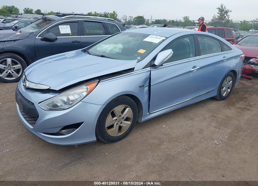 2011 HYUNDAI SONATA HYBRID VIN: KMHEC4A46BA001166