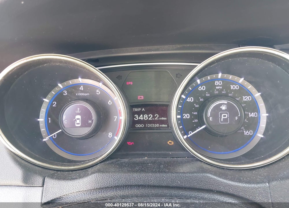 2013 HYUNDAI SONATA GLS VIN: 5NPEB4AC7DH715320
