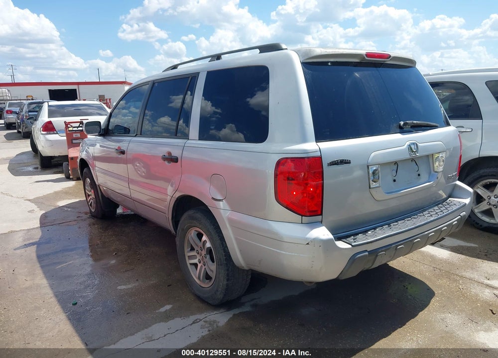 2003 HONDA PILOT EX-L VIN: 2HKYF18503H551611