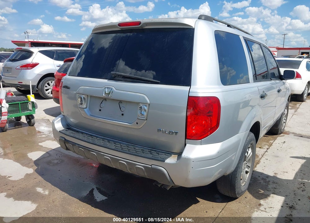 2003 HONDA PILOT EX-L VIN: 2HKYF18503H551611
