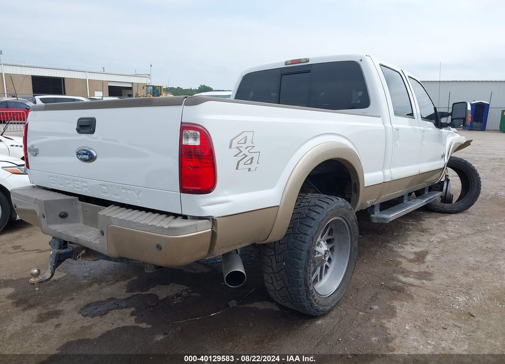 2011 FORD F-350 LARIAT VIN: 1FT8W3BT5BEA97275