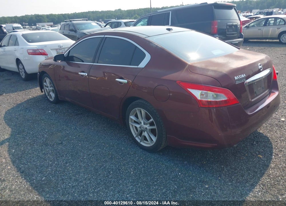 2009 NISSAN MAXIMA 3.5 SV VIN: 1N4AA51E29C850464