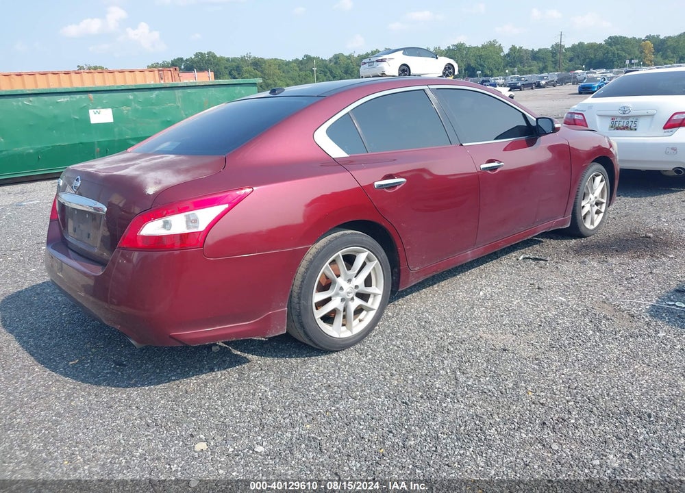 2009 NISSAN MAXIMA 3.5 SV VIN: 1N4AA51E29C850464