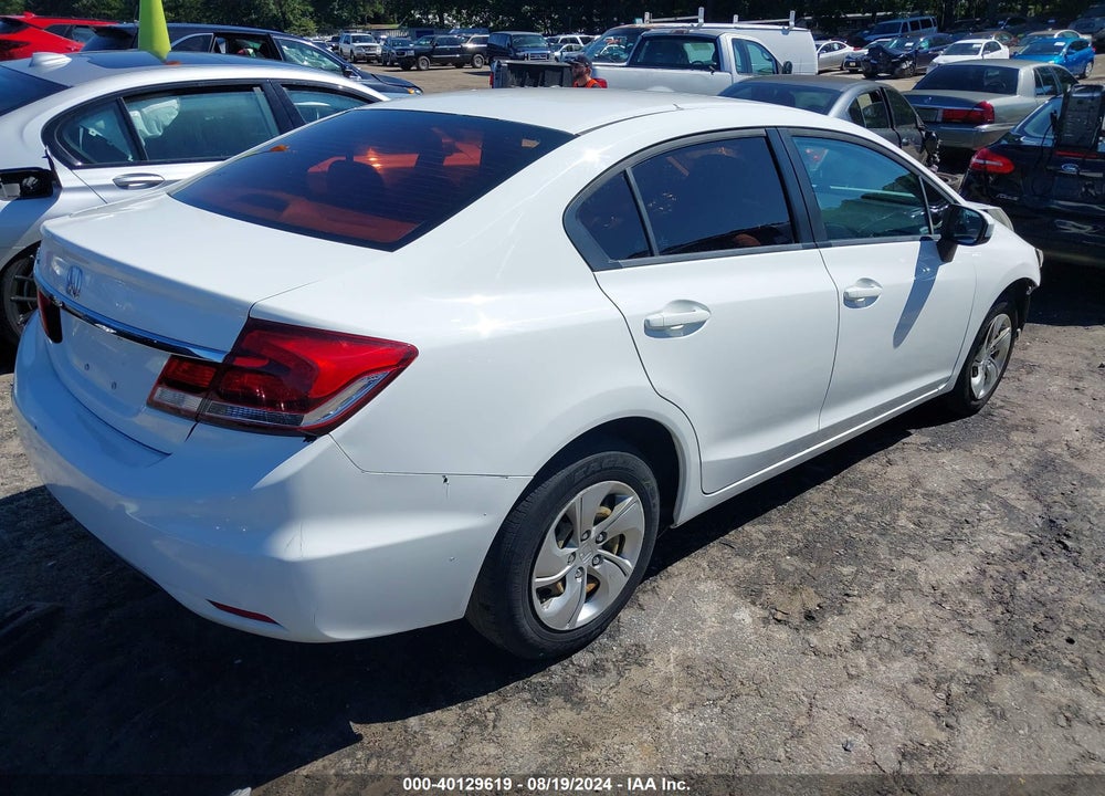 2014 HONDA CIVIC LX VIN: 19XFB2F57EE014706