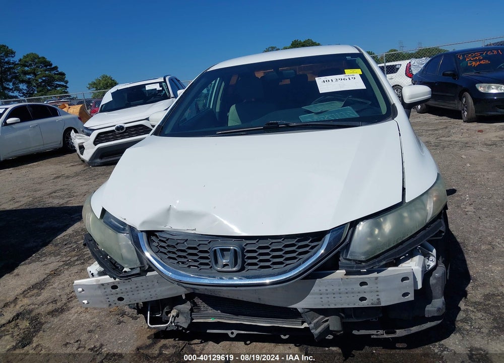 2014 HONDA CIVIC LX VIN: 19XFB2F57EE014706
