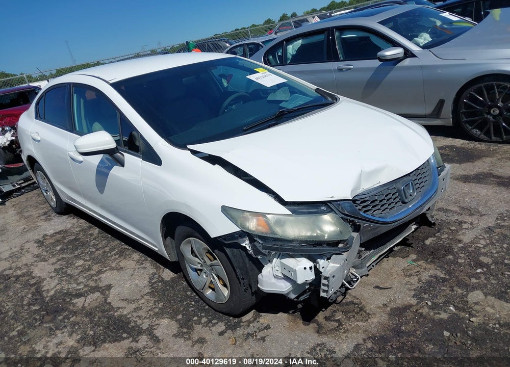2014 HONDA CIVIC LX VIN: 19XFB2F57EE014706