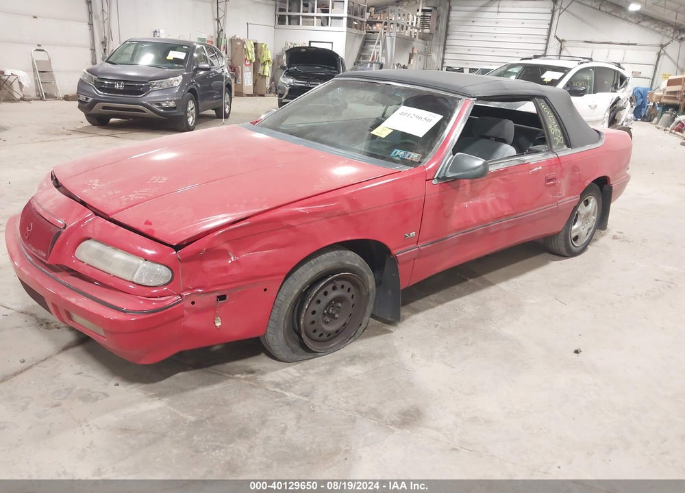1993 CHRYSLER LEBARON VIN: 1C3XU4533PF558949
