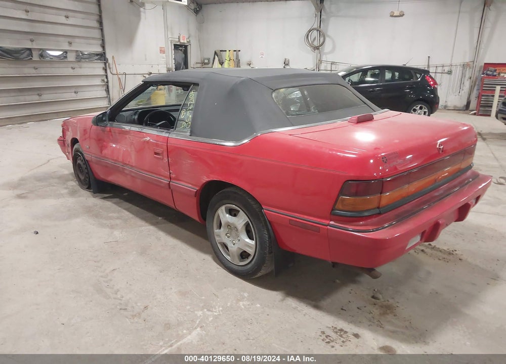 1993 CHRYSLER LEBARON VIN: 1C3XU4533PF558949