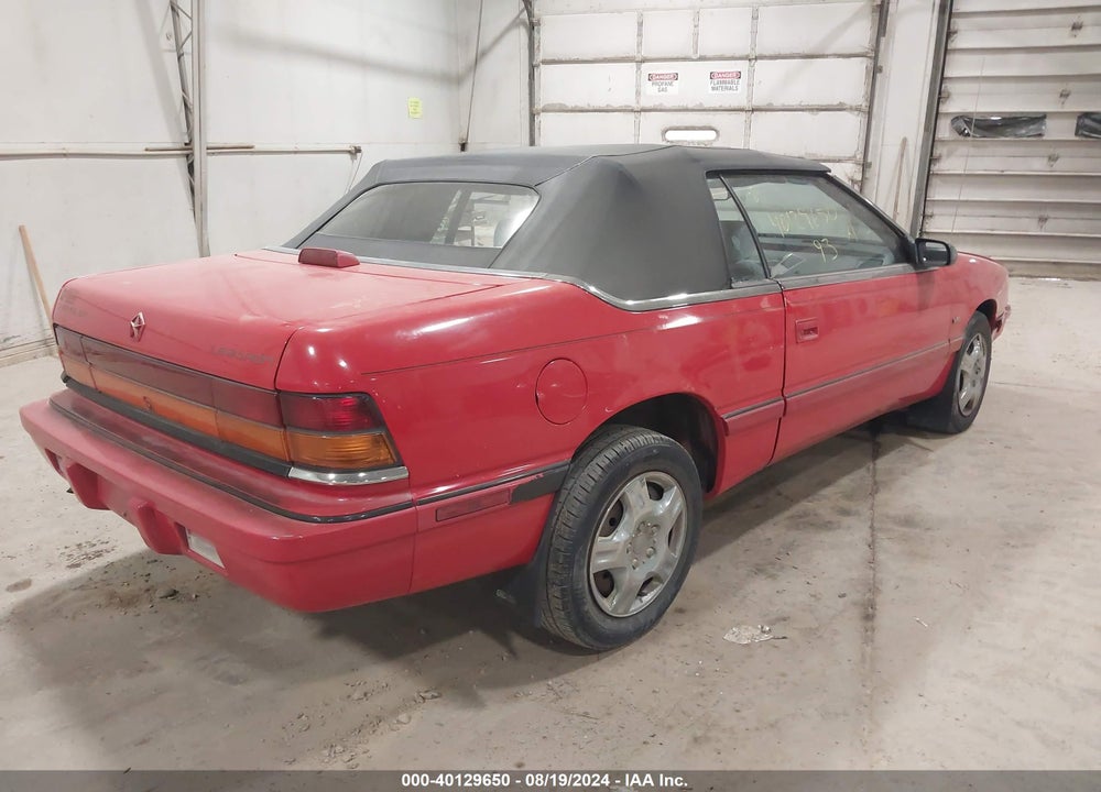 1993 CHRYSLER LEBARON VIN: 1C3XU4533PF558949