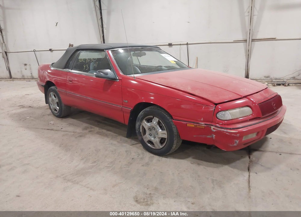 1993 CHRYSLER LEBARON VIN: 1C3XU4533PF558949
