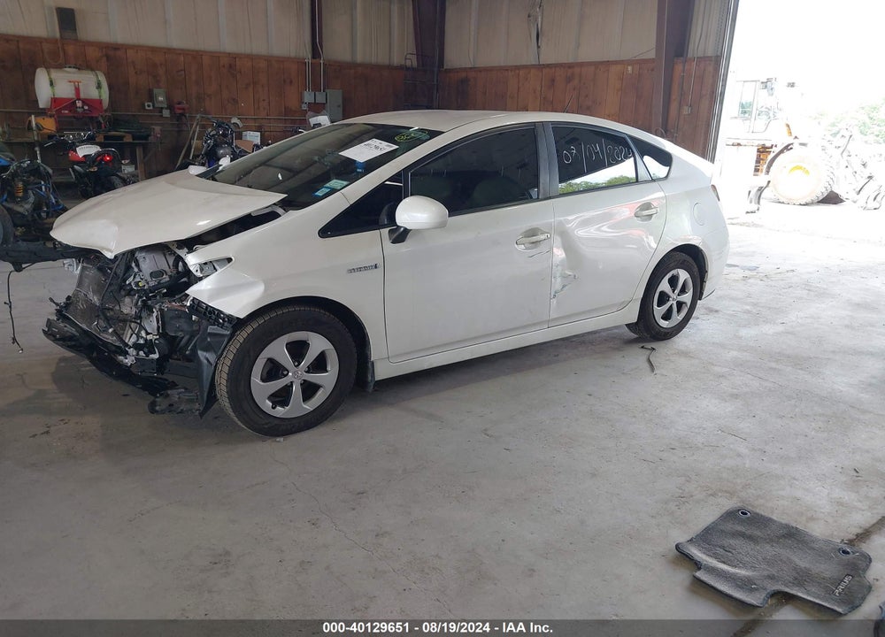 2012 TOYOTA PRIUS VIN: JTDKN3DU0C5396172