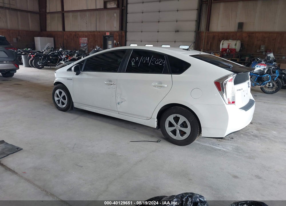 2012 TOYOTA PRIUS VIN: JTDKN3DU0C5396172