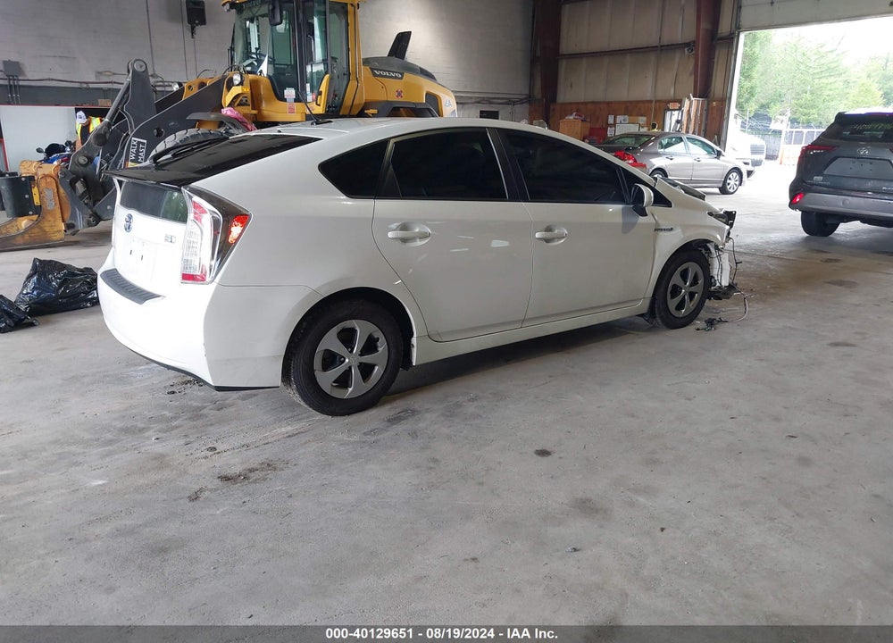 2012 TOYOTA PRIUS VIN: JTDKN3DU0C5396172