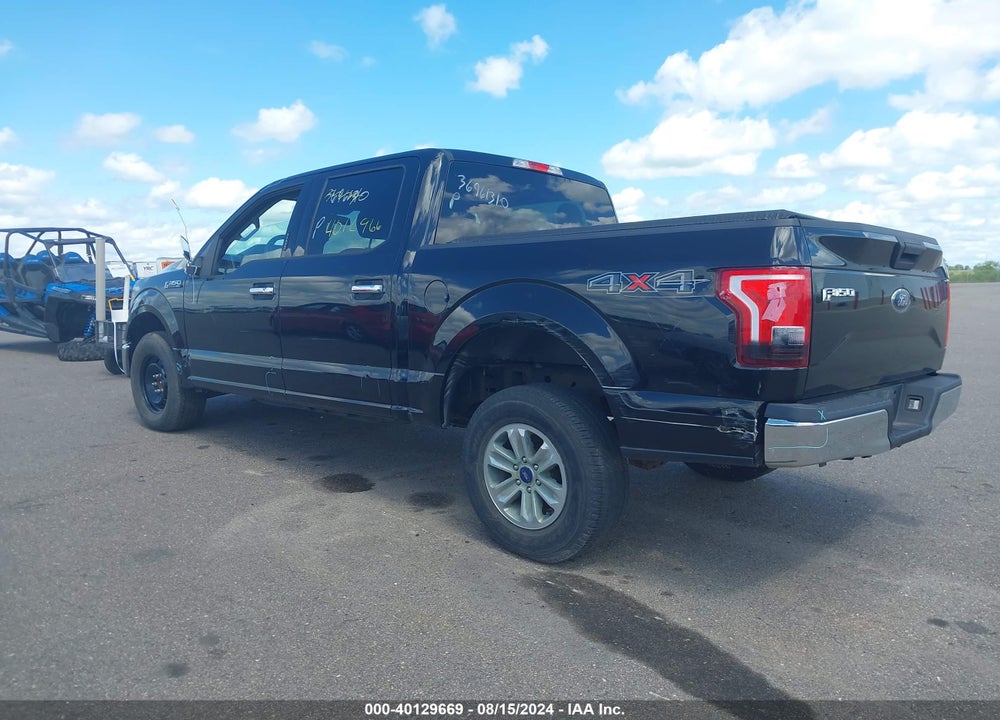2017 FORD F-150 XLT VIN: 1FTEW1EF4HFB34736