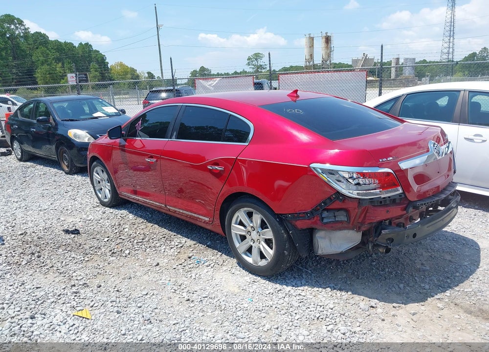 2012 BUICK LACROSSE LEATHER GROUP VIN: 1G4GC5E33CF374444