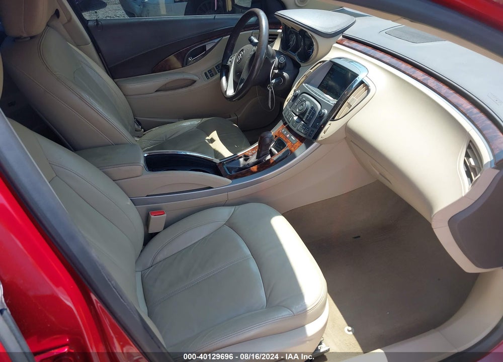 2012 BUICK LACROSSE LEATHER GROUP VIN: 1G4GC5E33CF374444