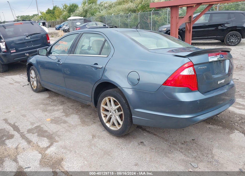 2011 FORD FUSION SEL VIN: 3FAHP0JA1BR250393