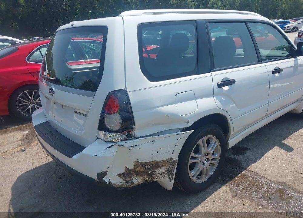 2008 SUBARU FORESTER SPORTS 2.5X VIN: JF1SG66658H709416